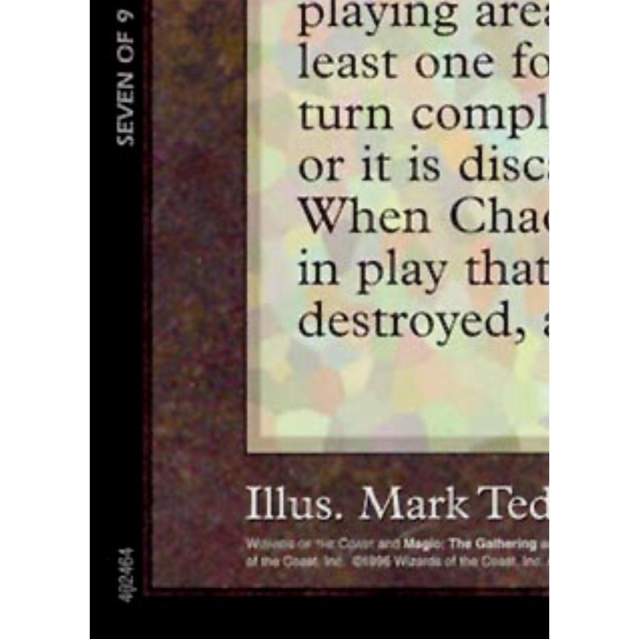 Image for Chaos Orb (7 of 9) (Ultra Pro Puzzle Quest) (1) (MEDIA) - Magic: The Gathering