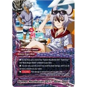 Image for Summer Recollection 2017, "Quiet Days" (PR/0266EN) (PR) - Future Card BuddyFight