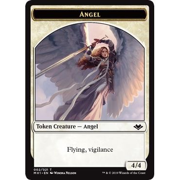 Image for Angel // Illusion Double-Sided Token (2 // 5) (MH1) - Magic: The Gathering