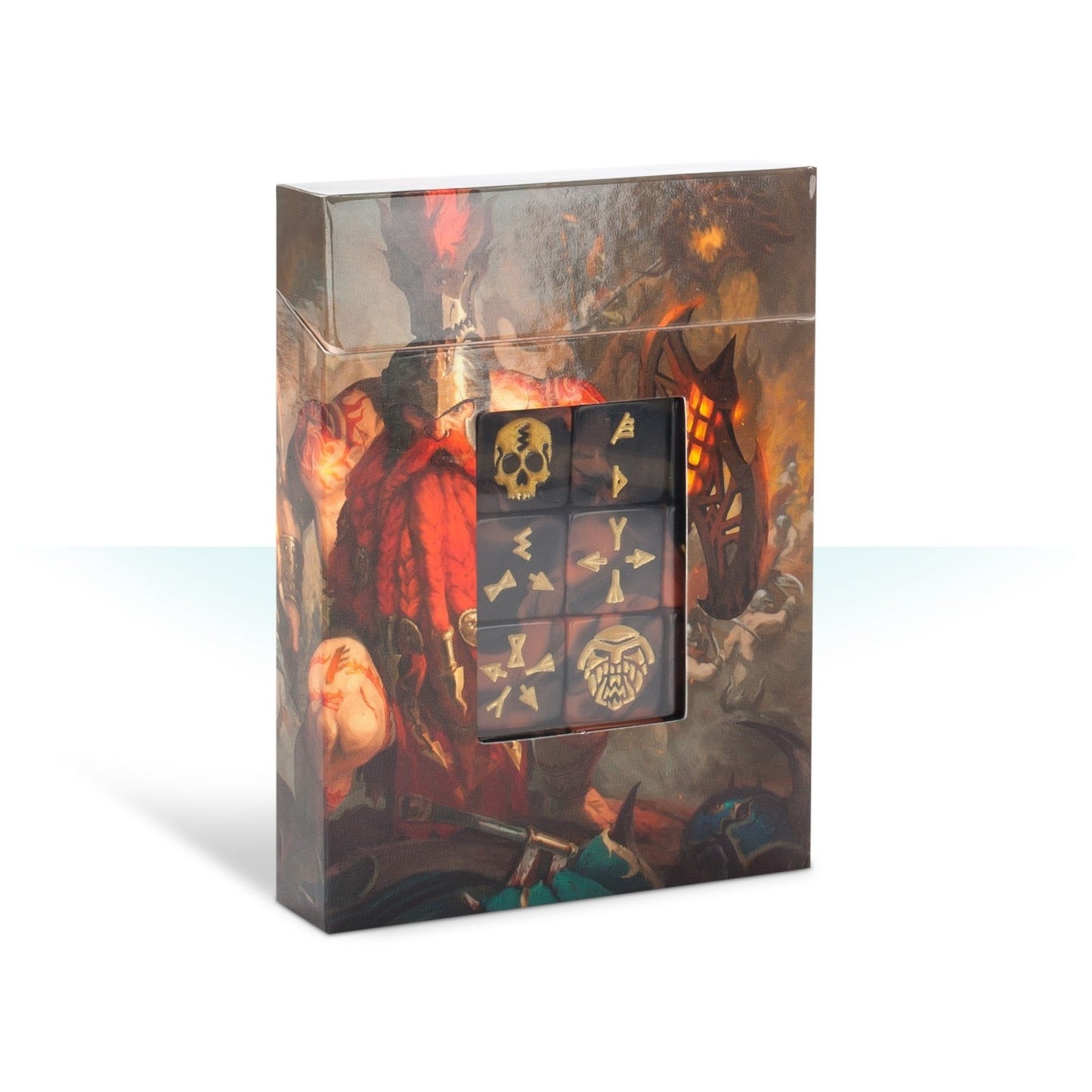 Image for Warhammer: Age of Sigmar - Fyreslayers Dice (20-Pack) - Warhammer Game Accessories