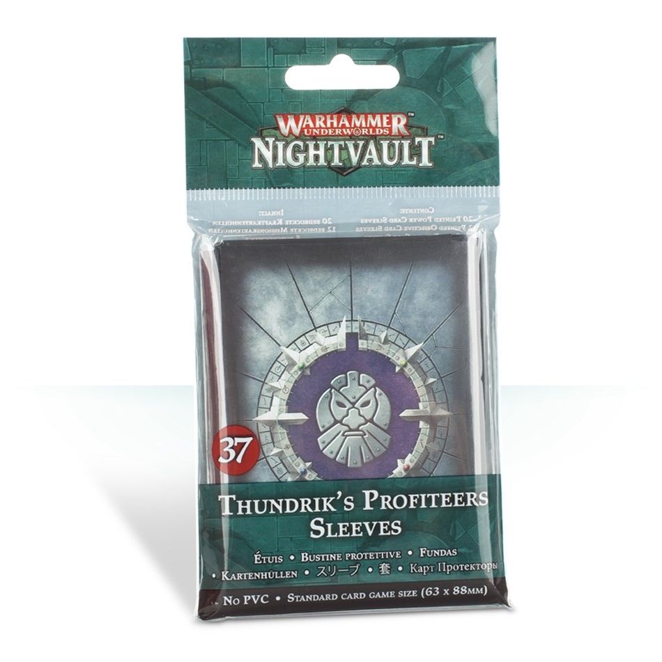 Image for Warhammer: Underworlds - Nightvault: Thundrik's Profiteers Sleeves (37-Pack) - Warhammer Game Accessories