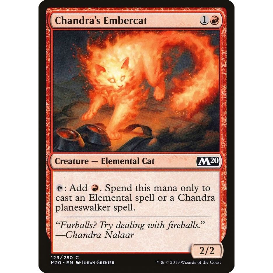Image for Chandra's Embercat (129) (M20) - Magic: The Gathering