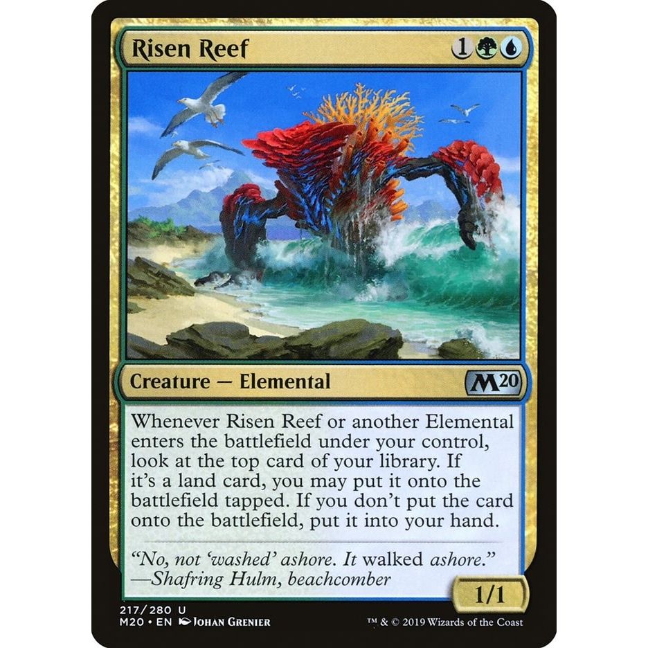 Image for Risen Reef (217) (M20) - Magic: The Gathering