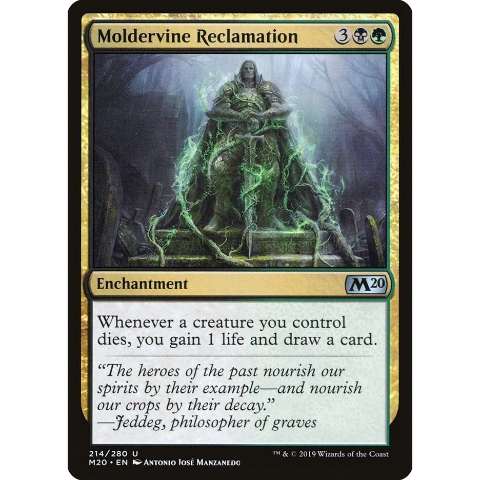 Image for Moldervine Reclamation (214) (M20) - Magic: The Gathering