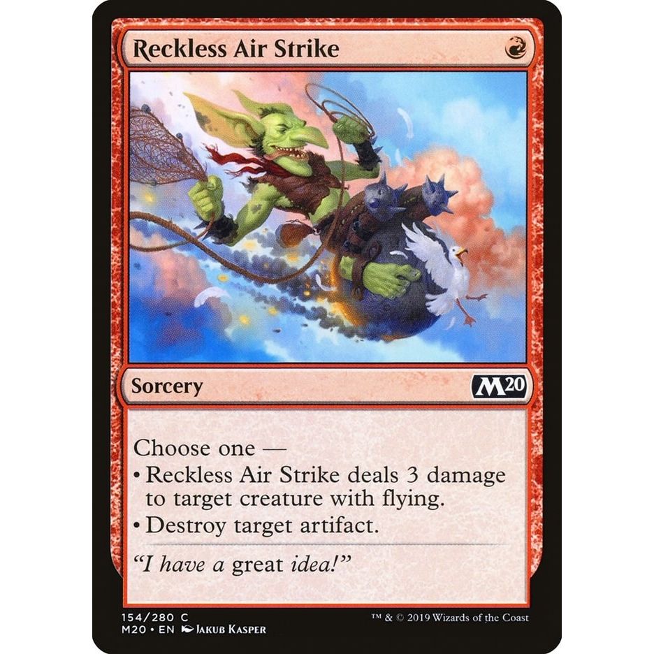 Image for Reckless Air Strike (154) (M20) - Magic: The Gathering