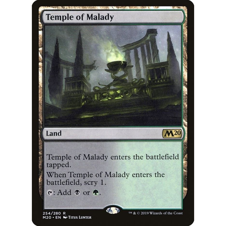Image for Temple of Malady (254) (M20) - Magic: The Gathering