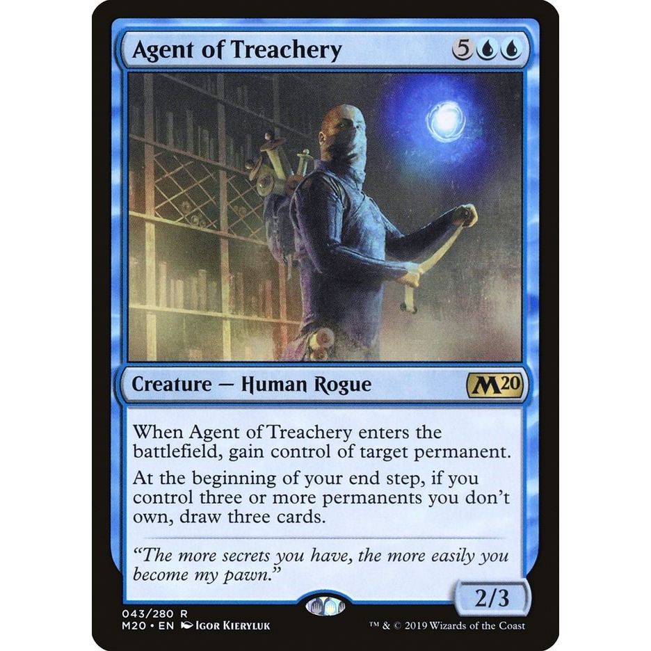 Image for Agent of Treachery (43) (M20) - Magic: The Gathering