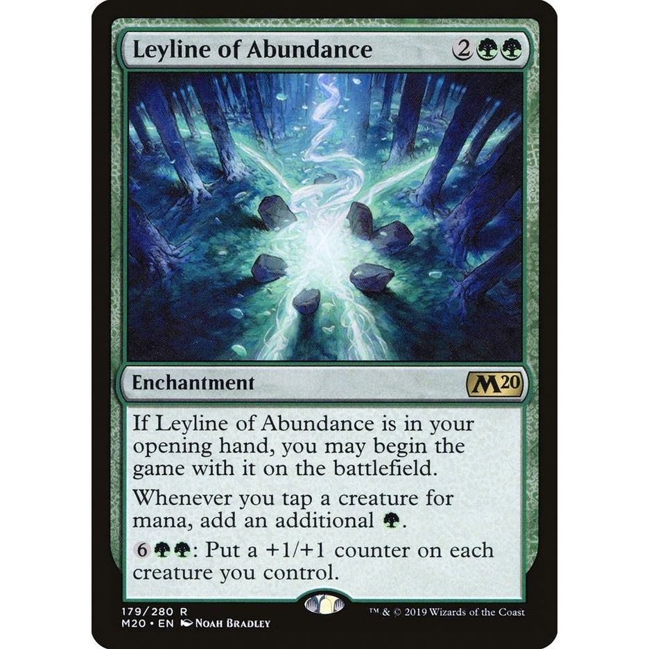 Image for Leyline of Abundance (179) (M20) - Magic: The Gathering