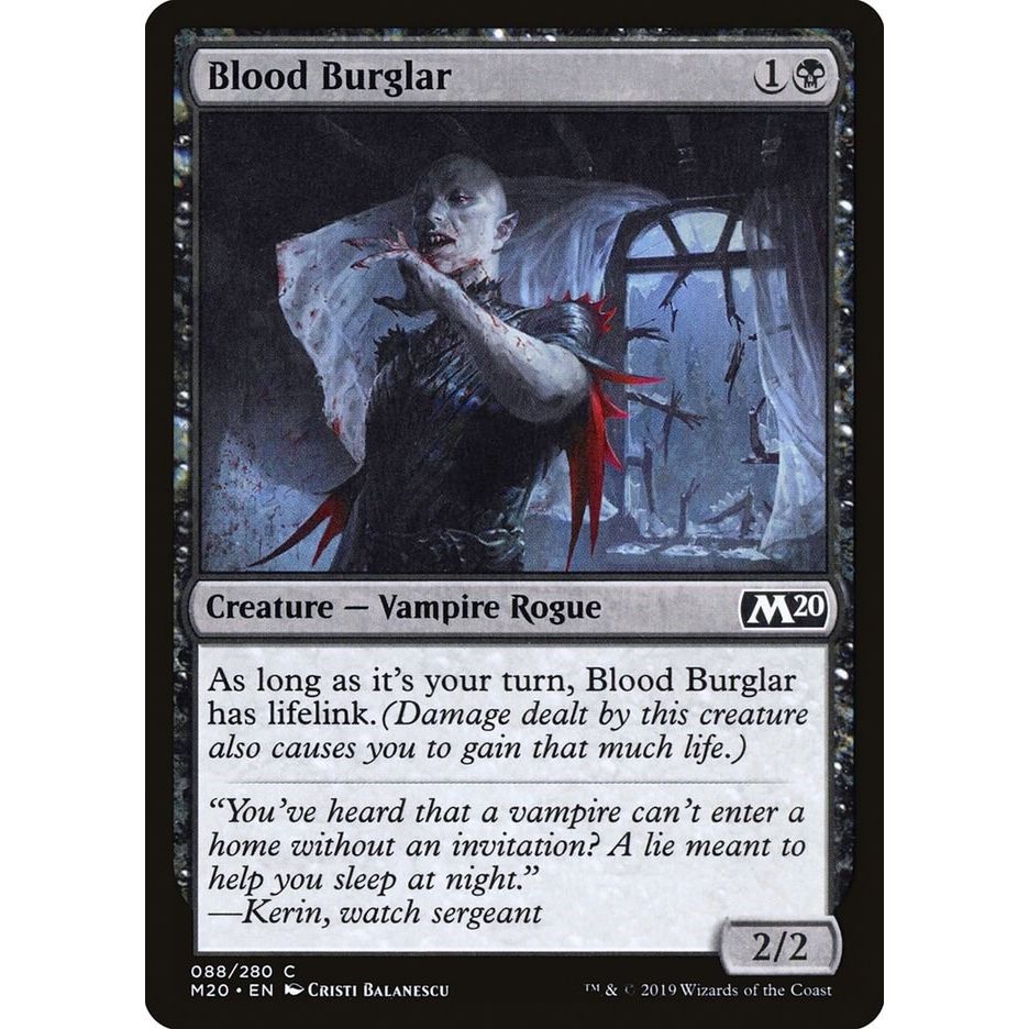 Image for Blood Burglar (88) (M20) - Magic: The Gathering
