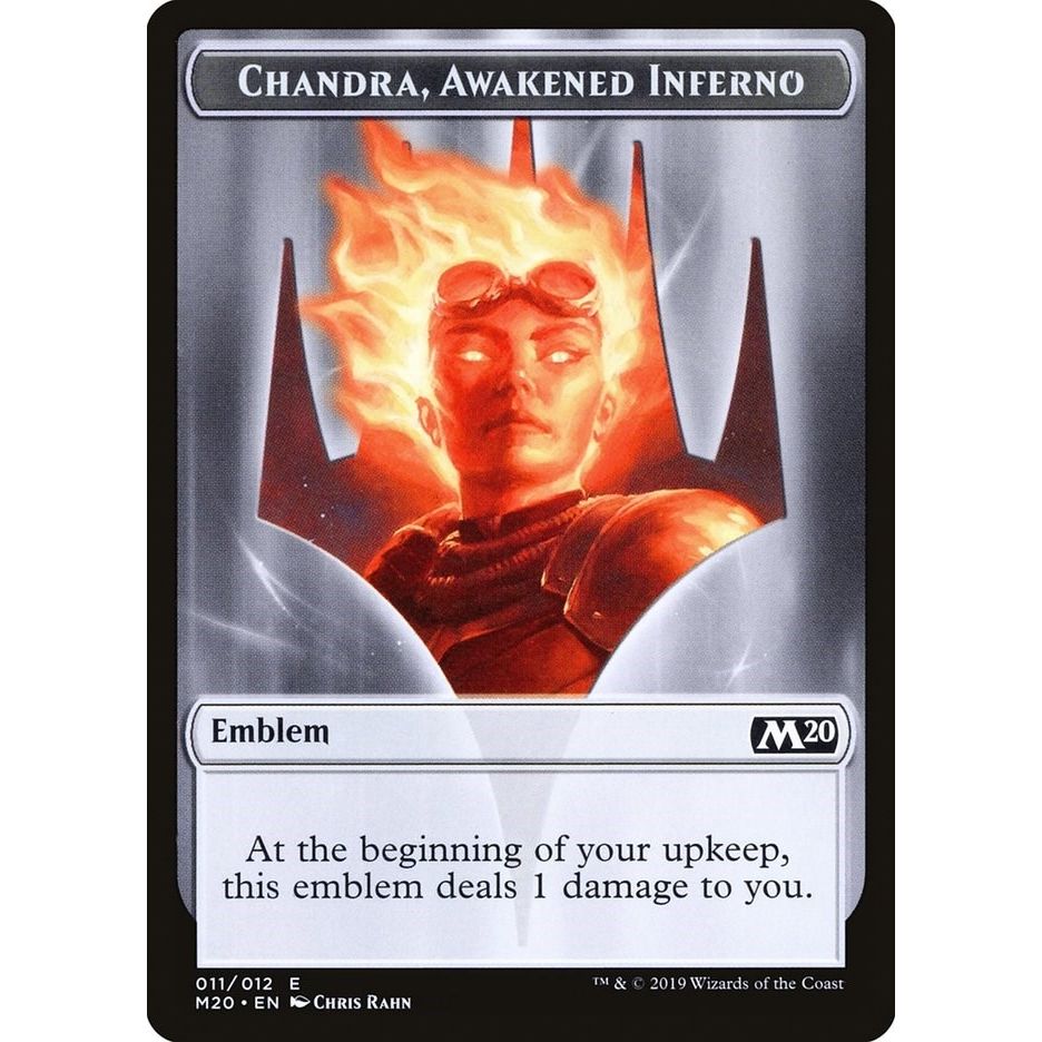 Image for Emblem - Chandra, Awakened Inferno (11) (M20) - Magic: The Gathering