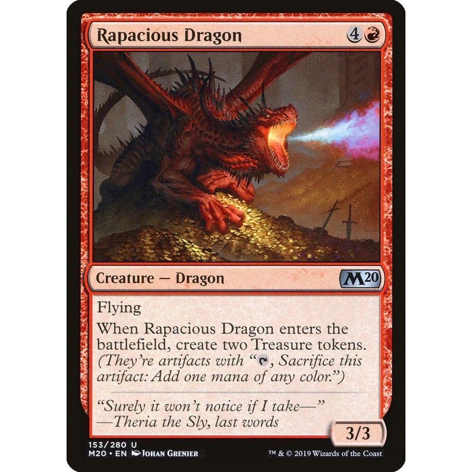 Image for Rapacious Dragon (153) (M20) - Magic: The Gathering
