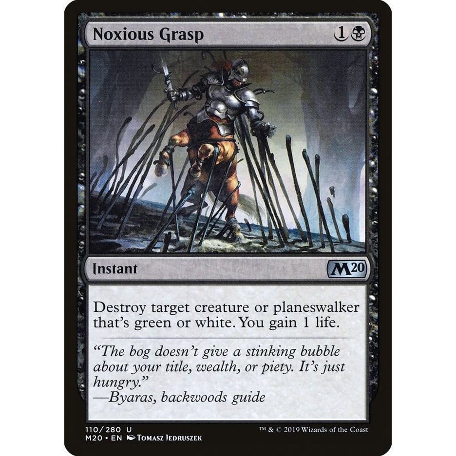 Image for Noxious Grasp (110) (M20) - Magic: The Gathering