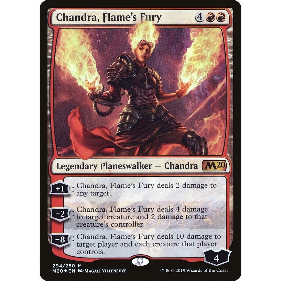 Image for Chandra, Flame's Fury (294) (M20) - Magic: The Gathering