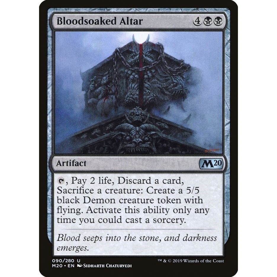 Image for Bloodsoaked Altar (90) (M20) - Magic: The Gathering