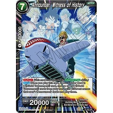Image for Announcer, Witness of History (Power Booster) (P-162) (PR) - Dragon Ball Super: Masters
