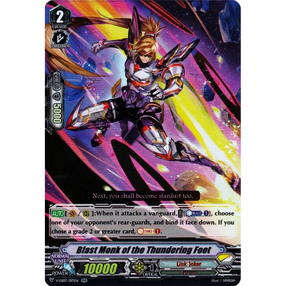 Image for Blast Monk of the Thundering Foot (V-EB07/017EN) (V-EB07) - Cardfight Vanguard