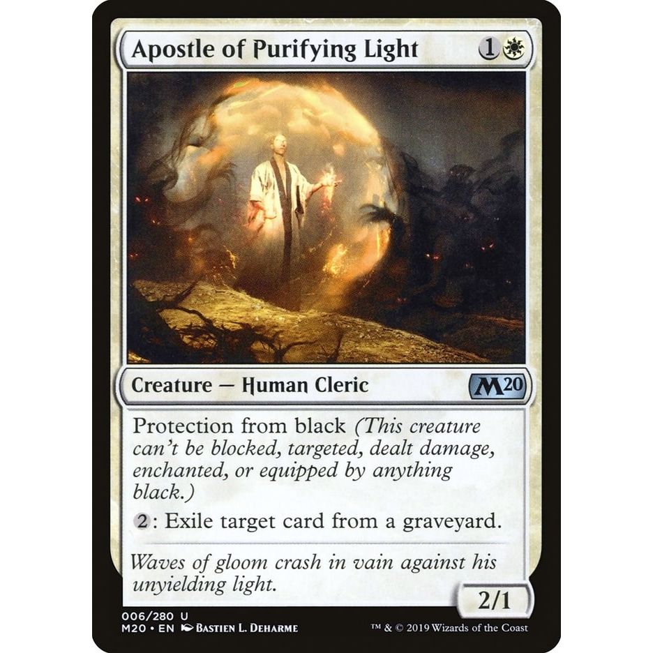 Image for Apostle of Purifying Light (6) (M20) - Magic: The Gathering