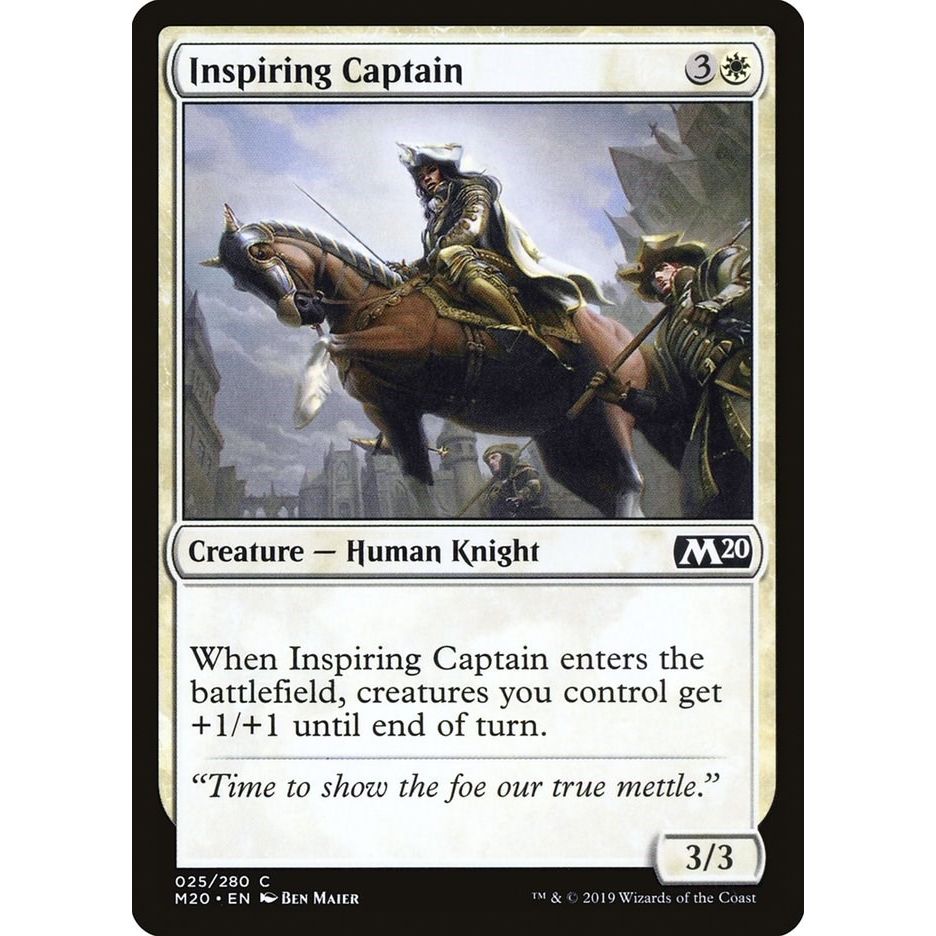 Image for Inspiring Captain (25) (M20) - Magic: The Gathering