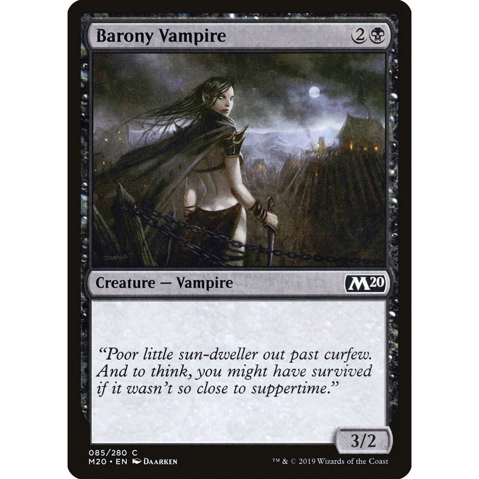 Image for Barony Vampire (85) (M20) - Magic: The Gathering