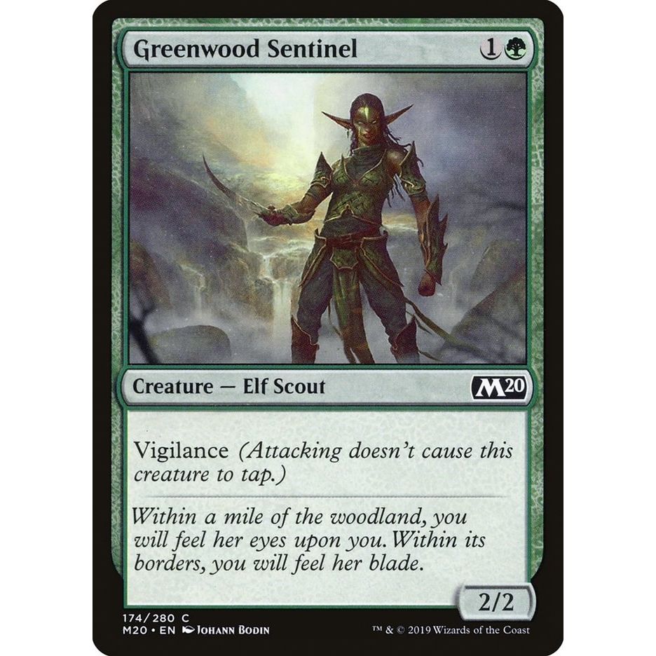 Image for Greenwood Sentinel (174) (M20) - Magic: The Gathering