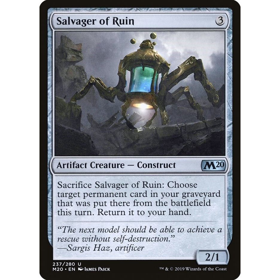 Image for Salvager of Ruin (237) (M20) - Magic: The Gathering