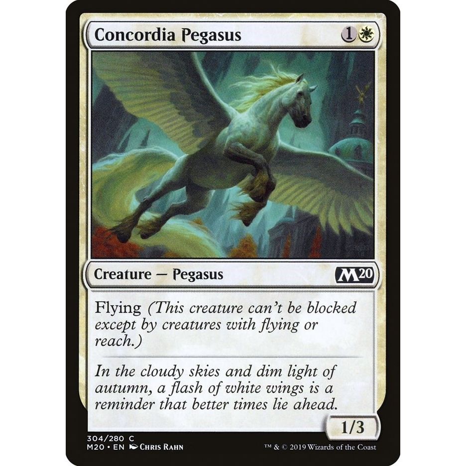 Image for Concordia Pegasus (304) (M20) - Magic: The Gathering