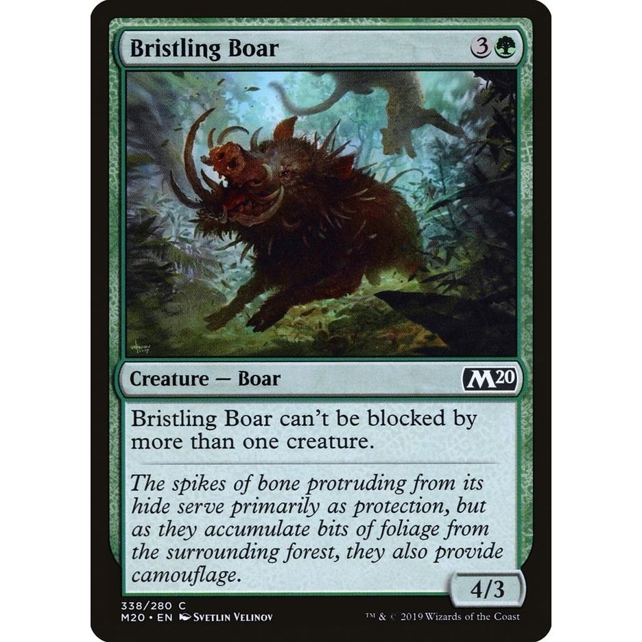 Image for Bristling Boar (338) (M20) - Magic: The Gathering