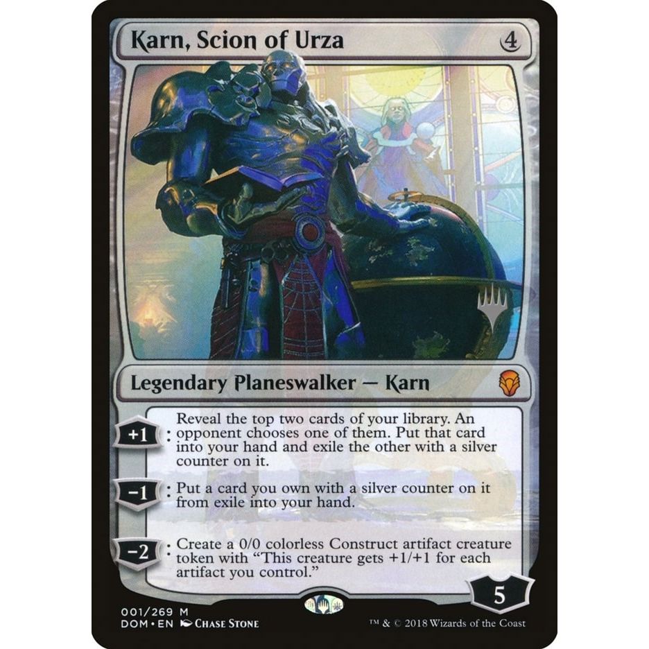 Image for Karn, Scion of Urza (1) (PPM20) - Magic: The Gathering