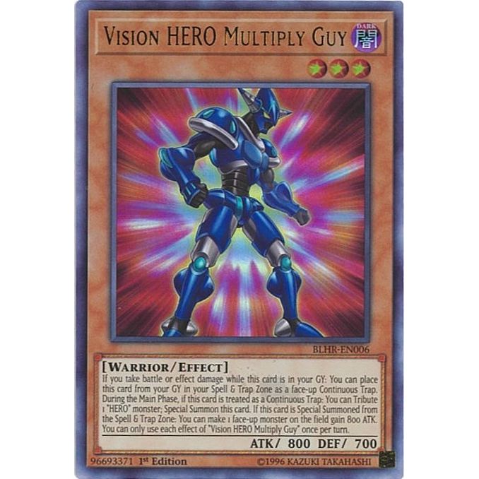 Image for Vision HERO Multiply Guy (BLHR-EN006) (BLHR) - YuGiOh