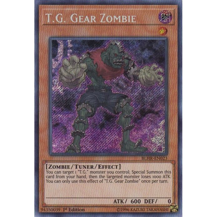 Image for T.G. Gear Zombie (BLHR-EN023) (BLHR) - YuGiOh