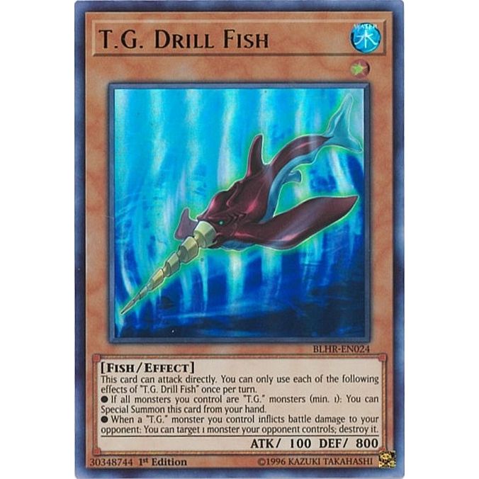 Image for T.G. Drill Fish (BLHR-EN024) (BLHR) - YuGiOh