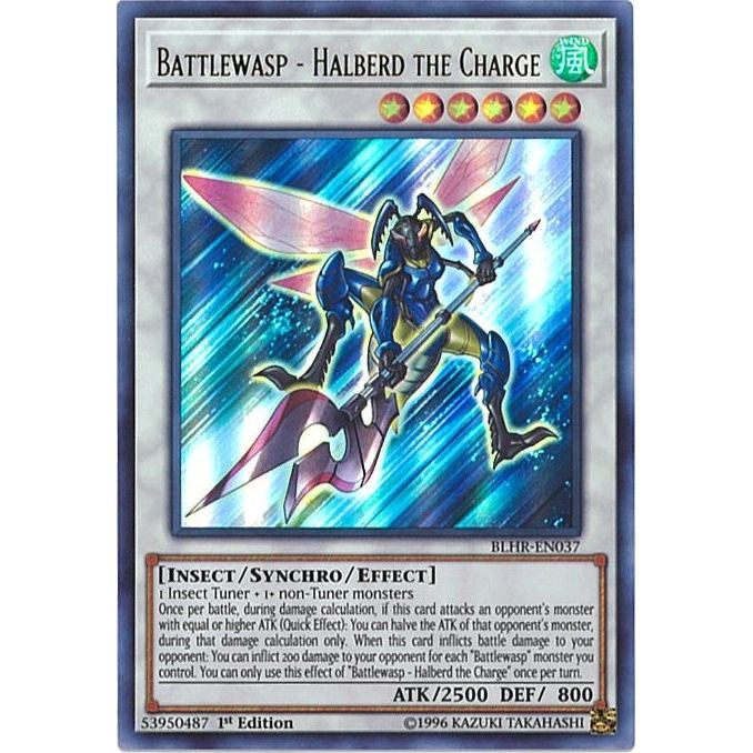 Image for Battlewasp - Halberd the Charge (BLHR-EN037) (BLHR) - YuGiOh