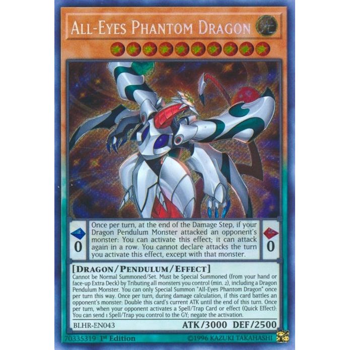 Image for All-Eyes Phantom Dragon (BLHR-EN043) (BLHR) - YuGiOh
