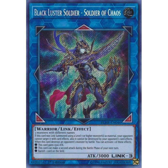 Image for Black Luster Soldier - Soldier of Chaos (BLHR-EN046) (BLHR) - YuGiOh