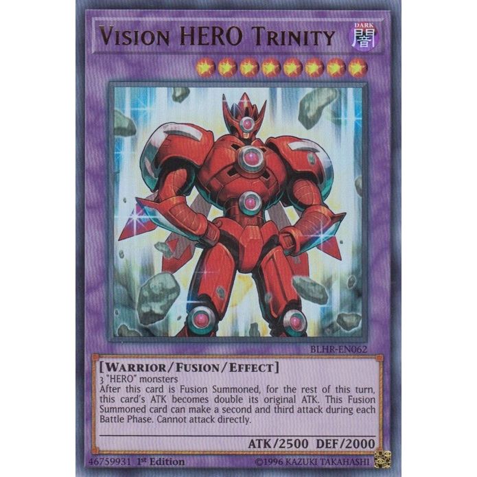 Image for Vision HERO Trinity (BLHR-EN062) (BLHR) - YuGiOh