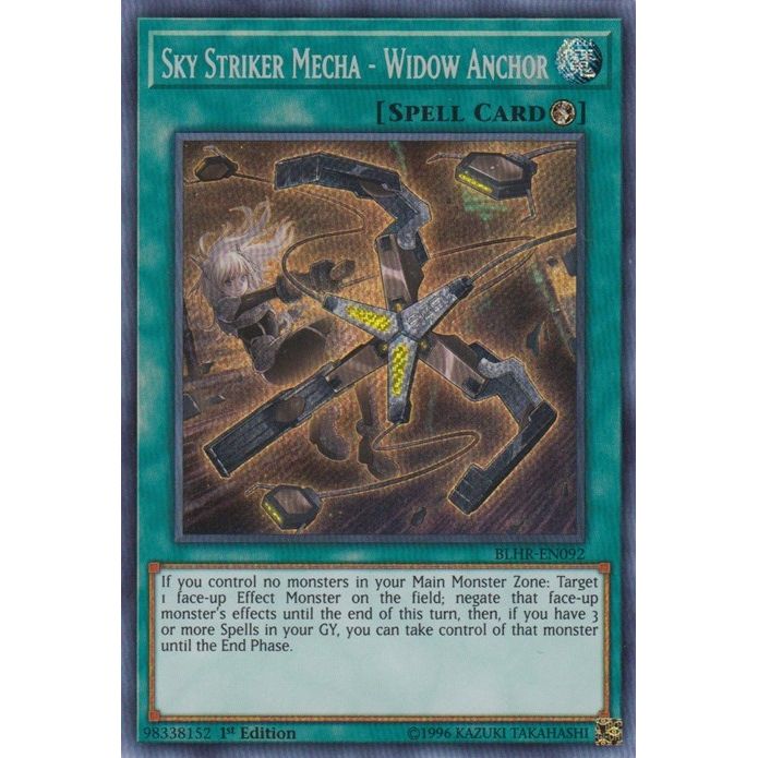 Image for Sky Striker Mecha - Widow Anchor (BLHR-EN092) (BLHR) - YuGiOh