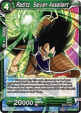 Image for Raditz, Saiyan Assailant (BT7-052) (DBS-B07) - Dragon Ball Super: Masters