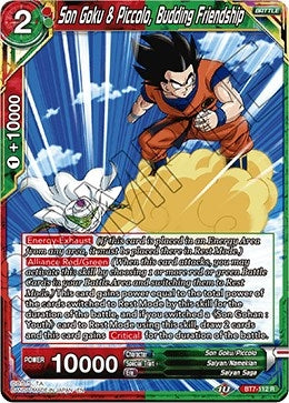 Image for Son Goku & Piccolo, Budding Friendship (BT7-112) (DBS-B07) - Dragon Ball Super: Masters