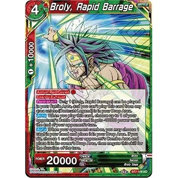 Image for Broly, Rapid Barrage (BT7-116) (DBS-B07) - Dragon Ball Super: Masters
