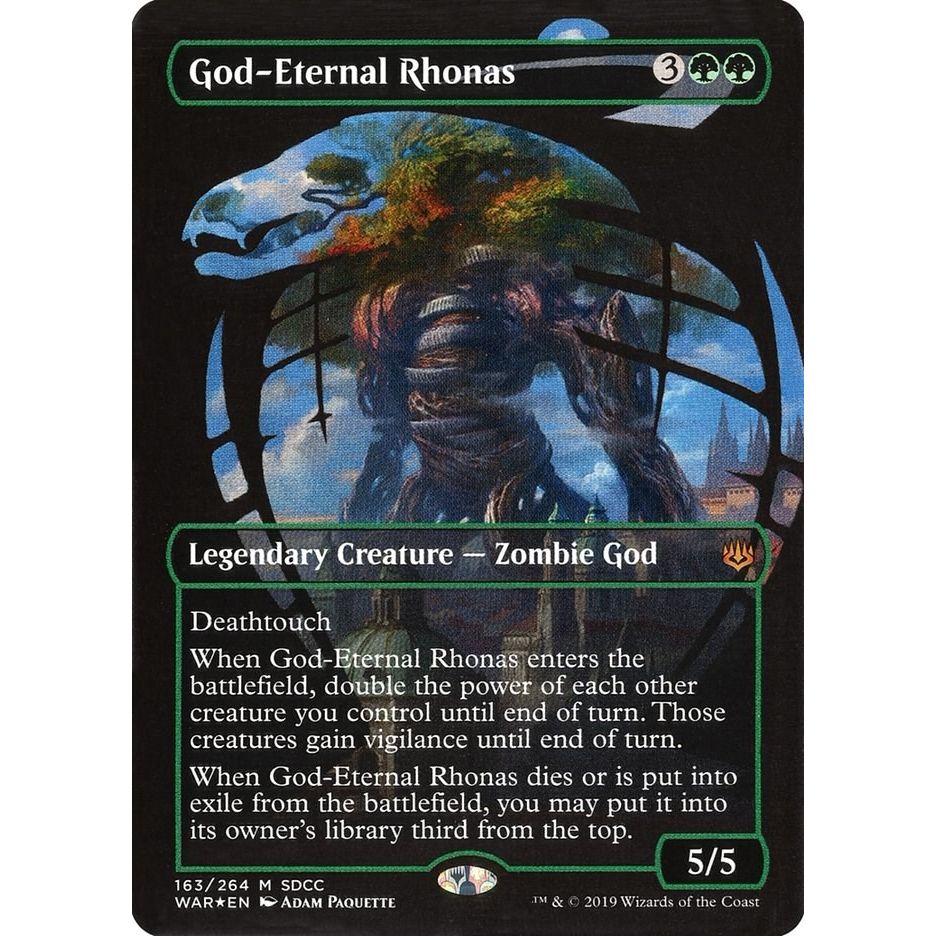 Image for God-Eternal Rhonas (SDCC 2019 Exclusive) (163) (MEDIA) - Magic: The Gathering