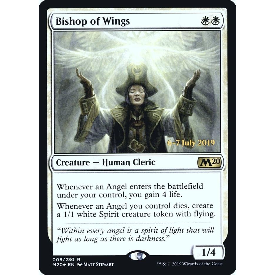 Image for Bishop of Wings (8) (PRE) - Magic: The Gathering