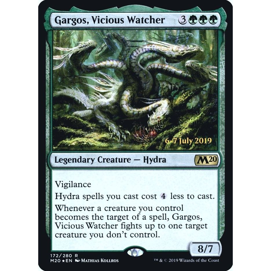 Image for Gargos, Vicious Watcher (172) (PRE) - Magic: The Gathering