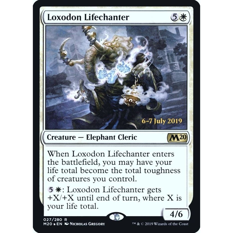 Image for Loxodon Lifechanter (27) (PRE) - Magic: The Gathering