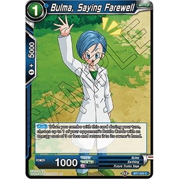 Image for Bulma, Saying Farewell (BT7-033) (DBS-B07) - Dragon Ball Super: Masters