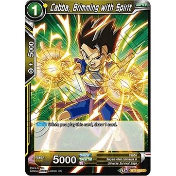 Image for Cabba, Brimming with Spirit (BT7-082) (DBS-B07) - Dragon Ball Super: Masters
