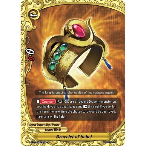 Image for Bracelet of Sehel (S-BT05/0043EN) (S-BT05) - Future Card BuddyFight