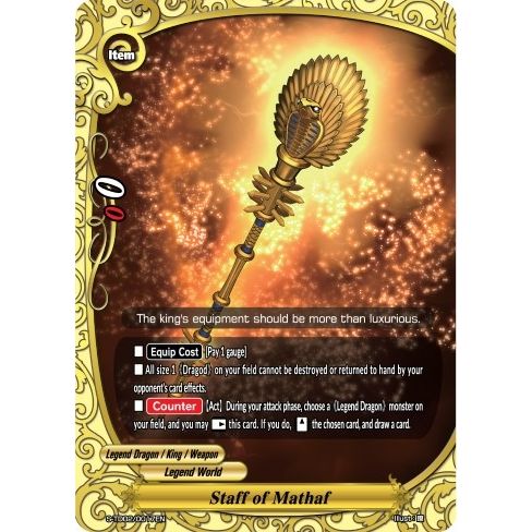 Image for Staff of Mathaf (S-TD02/0017EN) (S-TD02) - Future Card BuddyFight