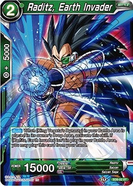 Image for Raditz, Earth Invader (SD9-02) (DBS-B07) - Dragon Ball Super: Masters