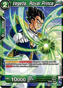 Image for Vegeta, Royal Prince (SD9-03) (DBS-B07) - Dragon Ball Super: Masters