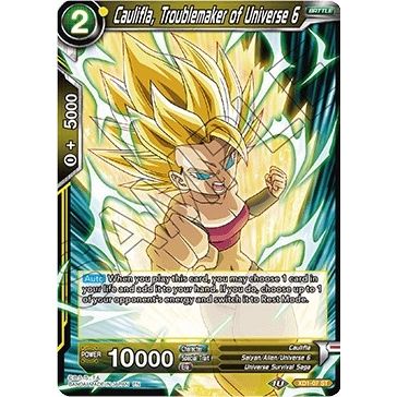 Image for Caulifla, Troublemaker of Universe 6 (XD1-07) (DBS-B07) - Dragon Ball Super: Masters
